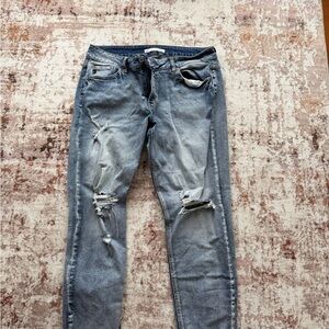KanCan Light Blue Distressed Skinny Jeans